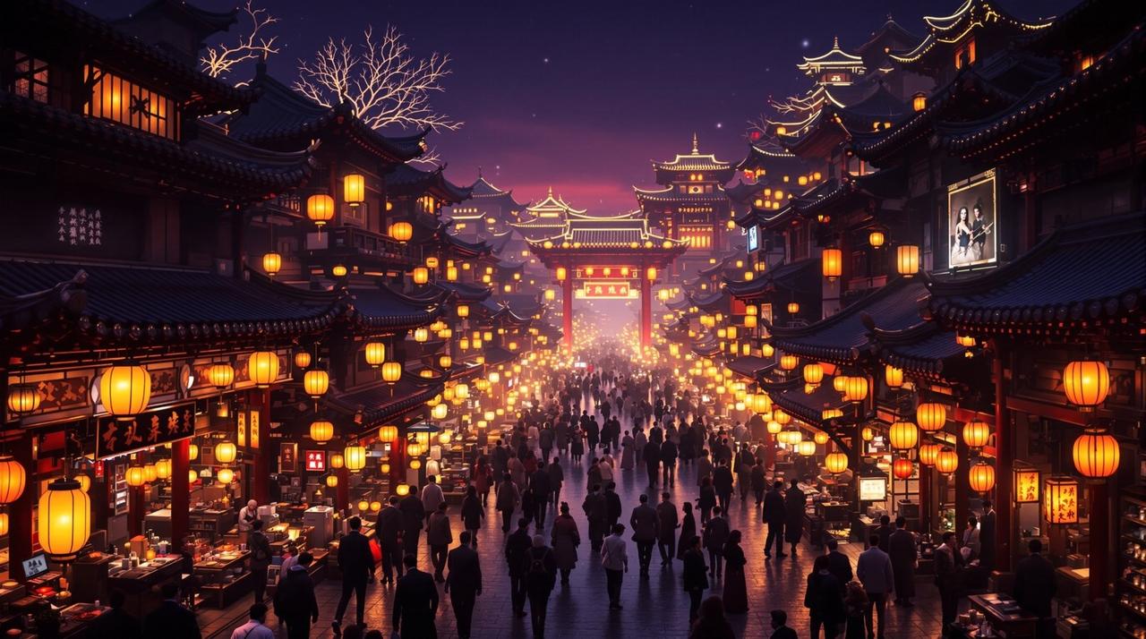 长安夜未央 剧照背景